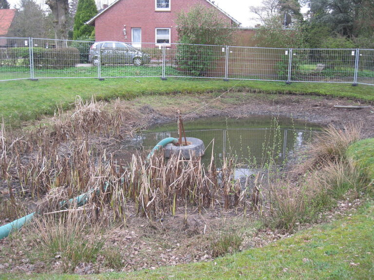 how do you dredge a pond